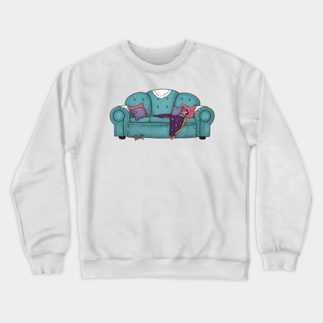 The Big Comfy Couch Crewneck Sweatshirt by daniasdesigns